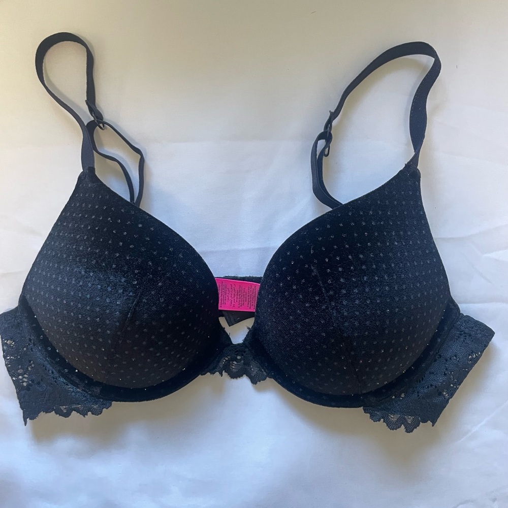 Elegant Black Lace Bra